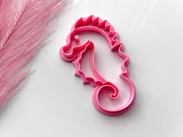 Seahorse Trinket Dish Cutter | Trinket Dish Clay Cutter | Coaster Polymer Clay Cutter